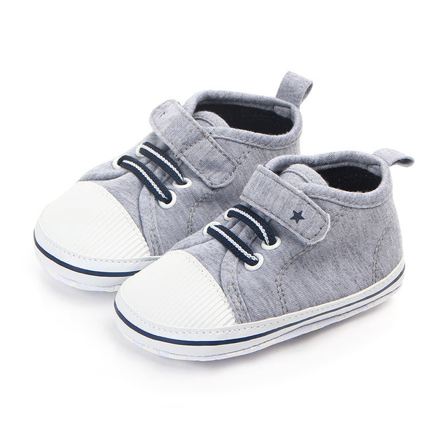 Casual elastic baby shoes soft sole walking shoes