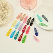 Drop-shaped Clip Paint Epoxy Female BB Clip Headdress Hairpin