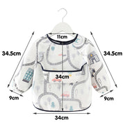 Waterproof Long-Sleeved Anti-Wear Baby Eating Clothes