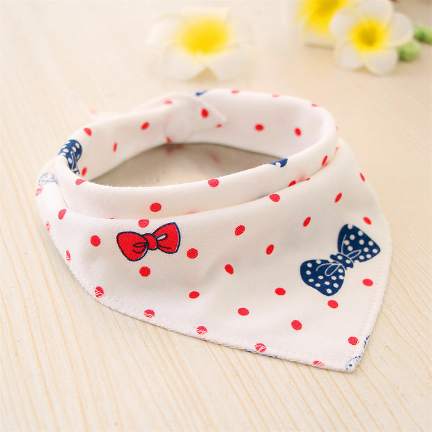 Baby Bibs Waterproof Triangle Cotton Cartoon Child Baberos Bandana Bibs Dribble Bibs Newborn Slabber Absorbent Cloth