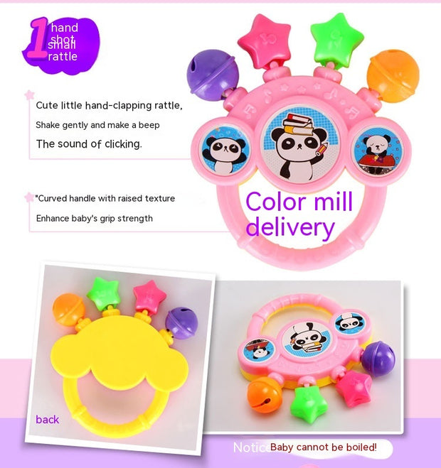 Baby Toys 3-6-12 Months Newborn Rattle 0-1 Year Old Baby Early Childhood Education Toddler Rattle Teether