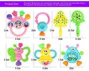 Baby Toys 3-6-12 Months Newborn Rattle 0-1 Year Old Baby Early Childhood Education Toddler Rattle Teether