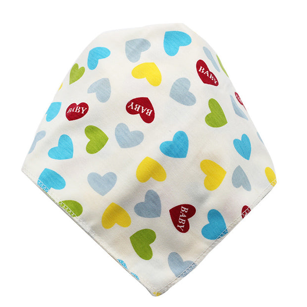 Baby Bibs Waterproof Triangle Cotton Cartoon Child Baberos Bandana Bibs Dribble Bibs Newborn Slabber Absorbent Cloth