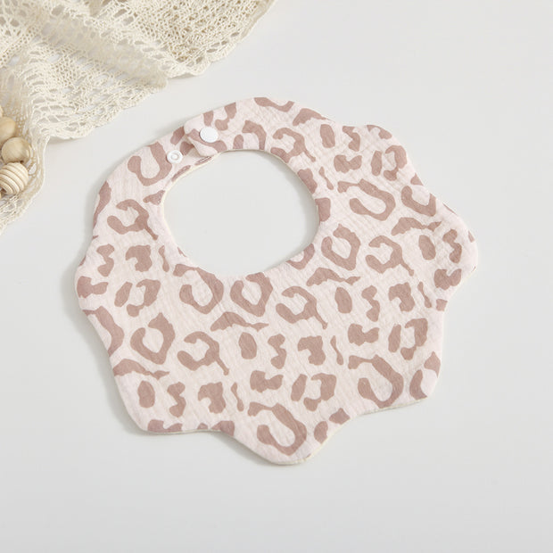 Baby 6-layer Cotton Gauze Petal Bib