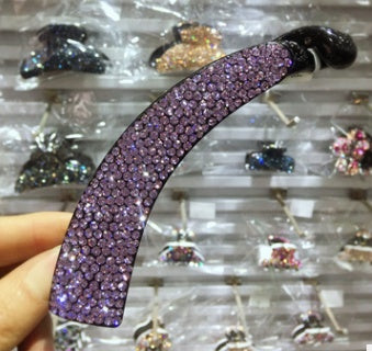 Korean Hair Accessories Rhinestone Large Ponytail Hairpin Twist Clip