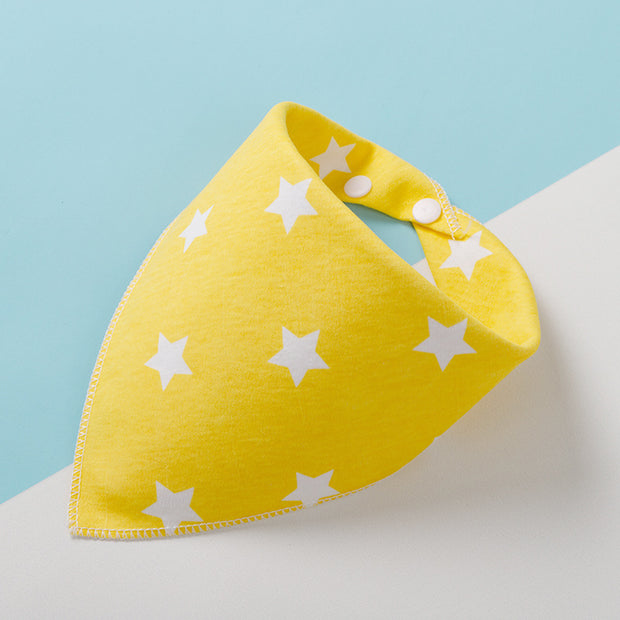 Pure Cotton Triangle Towel Children Baby Bib Saliva Towel