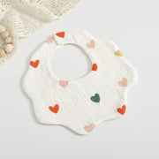 Baby 6-layer Cotton Gauze Petal Bib