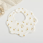 Baby 6-layer Cotton Gauze Petal Bib