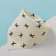 Pure Cotton Triangle Towel Children Baby Bib Saliva Towel