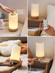 Bedroom Desk Lamp Rechargeable Remote Control Touch Wireless Small Night Lamp