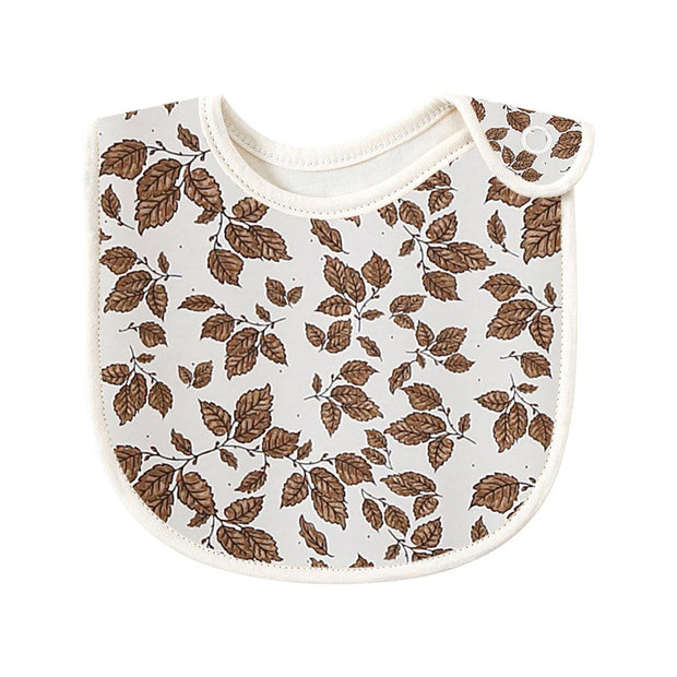 Baby Cotton Cute Printed Spit Towel Baby Bib Rice Pocket