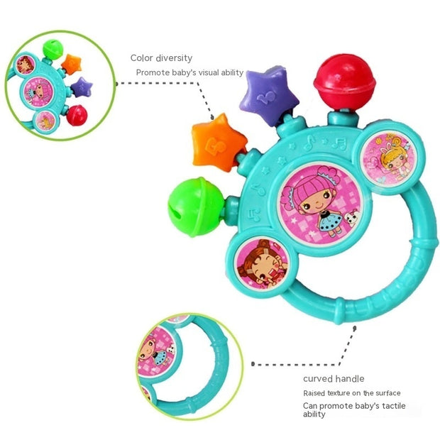 Baby Toys 3-6-12 Months Newborn Rattle 0-1 Year Old Baby Early Childhood Education Toddler Rattle Teether