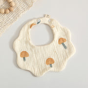 Baby 6-layer Cotton Gauze Petal Bib