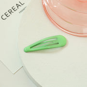 Drop-shaped Clip Paint Epoxy Female BB Clip Headdress Hairpin