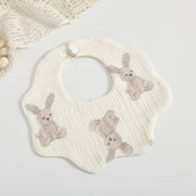 Baby 6-layer Cotton Gauze Petal Bib